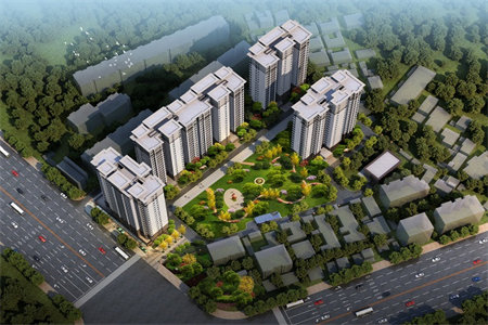 清华园南北通透精装三室全明户型西边户